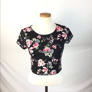 Express floral crop top